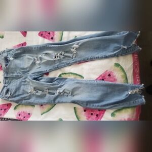 Mudd high rise jeggings  size 9 light blue